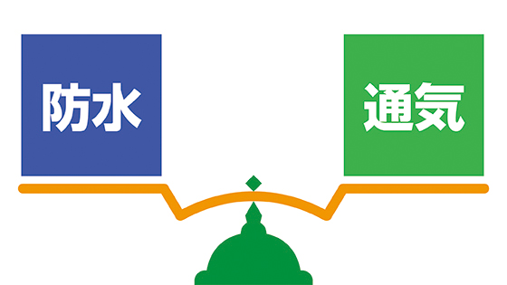 防水 通気
